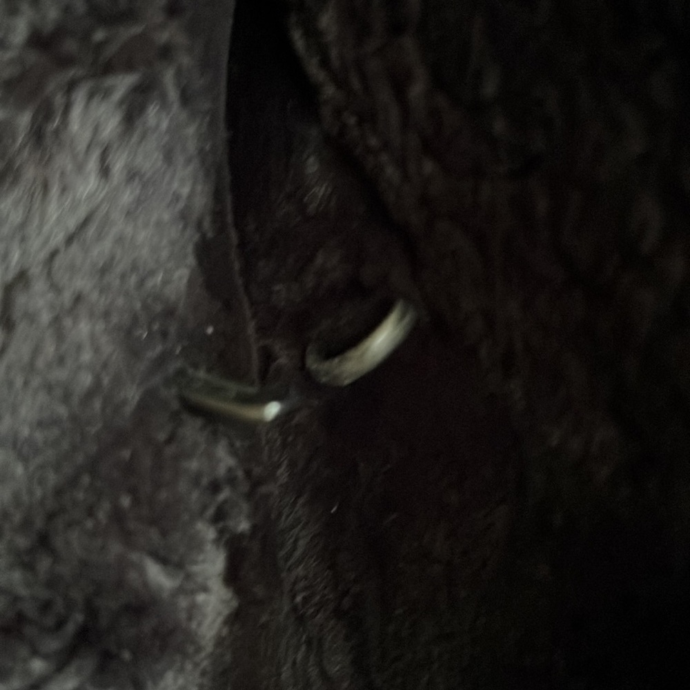 Solid black real mink coat - Picture 4 of 9